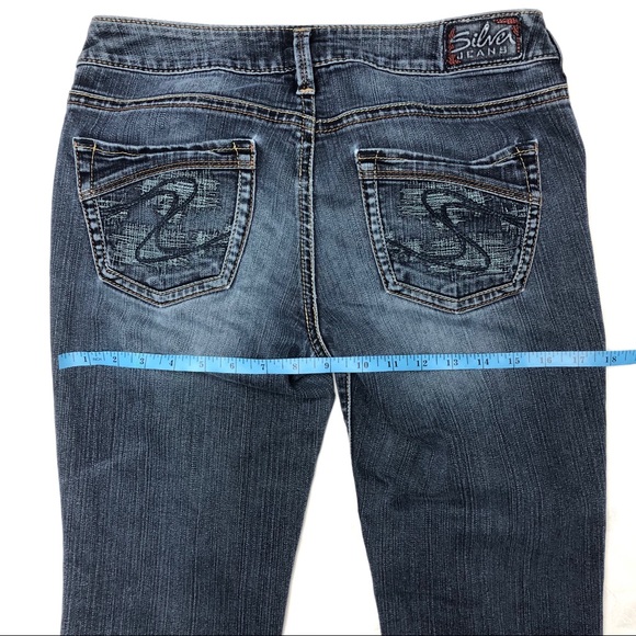 Silver Jeans Blue Aiko Bootcut Jeans Size 28 - Picture 9 of 12